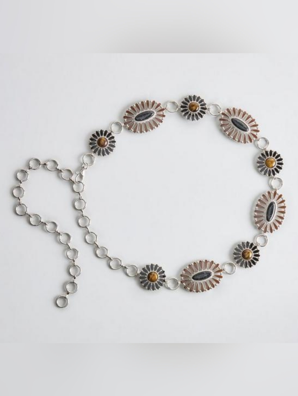 NWT Torrid Tiger's Eye Chain Belt Size 5X/6X MSRP $35
